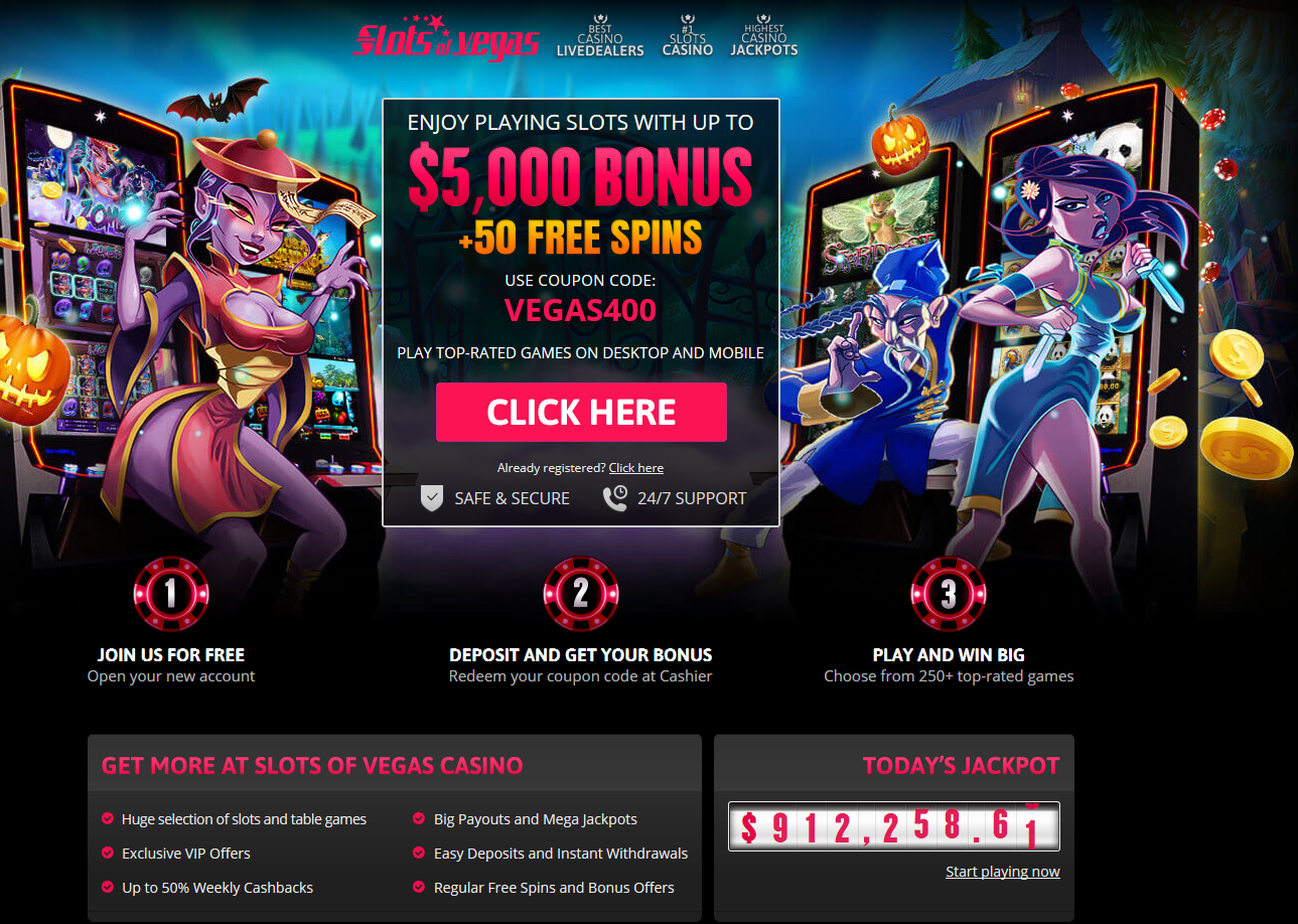 Slots Of Vegas Casino $5000 Epic Bonus